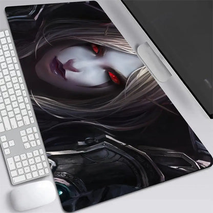 World of Warcraft Sylvanas XXL Gaming Mouse Pad – Large Desk Mat, Rubber Base, Multiple Sizes