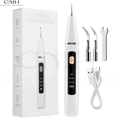 Ultrasonic Water Flosser – Tartar Remover, Stain Eraser, Multi-Mode, Type-C Rechargeable, Portable Oral Care