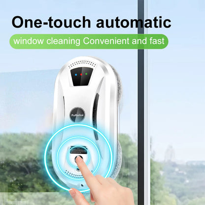 PuRuiKai AI Window Cleaning Robot – Smart Automatic, Streak-Free, Self-Cleaning, Ultra Quiet
