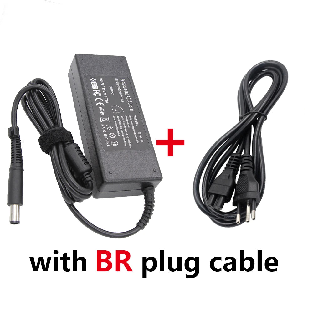 19V 4.74A 90W Laptop Charger for HP ProBook & Pavilion — 7.4x5.0mm Adapter