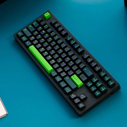 GMK Wavez 253-Key ABS Double Shot Keycaps – Cherry Profile for 61/87/96/104-Key Keyboards