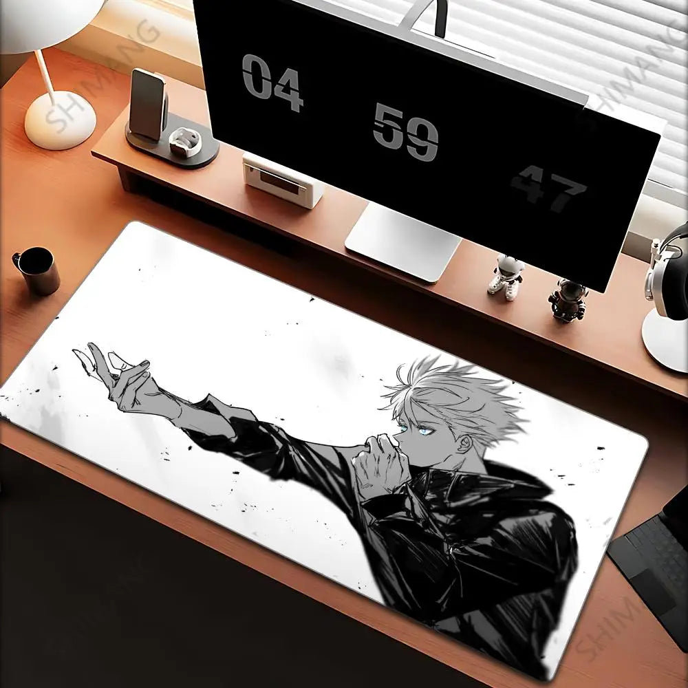 Jujutsu Kaisen Gojo Satoru Large Gaming Mouse Pad — Anime Desk Mat, Multiple Sizes
