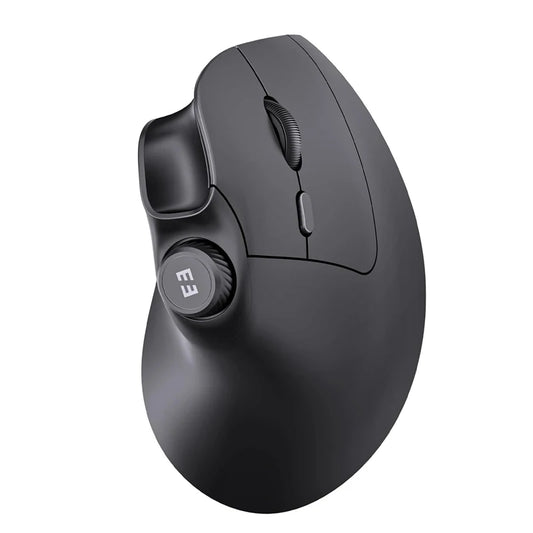 seenda MOU-302 Ergonomic Vertical Wireless Mouse | USB + Dual BT | Volume Knob | Quiet Clicks | Multi-Device