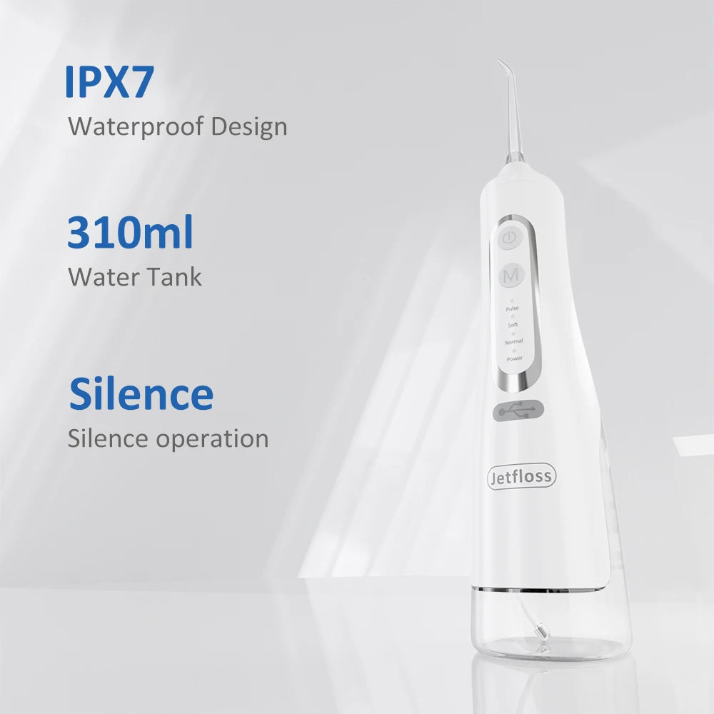Electric Sonic Toothbrush USB Rechargeable | Waterproof | Travel Set with Replacement Heads