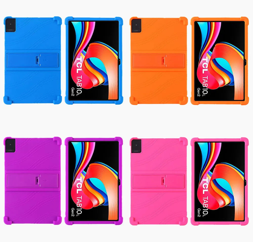 TCL Tab 10L Gen 4 Case | Shockproof Silicone Cover | 10.1" | Kids Friendly | 9 Colors