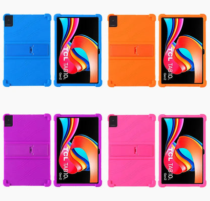 TCL Tab 10L Gen 4 Case | Shockproof Silicone Cover | 10.1" | Kids Friendly | 9 Colors