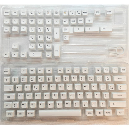 XDA PBT Keycaps 120 Keys – Korean/Russian/French/German, DIY Mechanical Keyboard