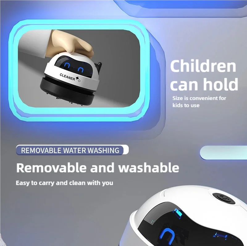 USB electric desktop vacuum cleaner by R.E.D. Shopping, compact keyboard and car dust cleaner with rechargeable battery.