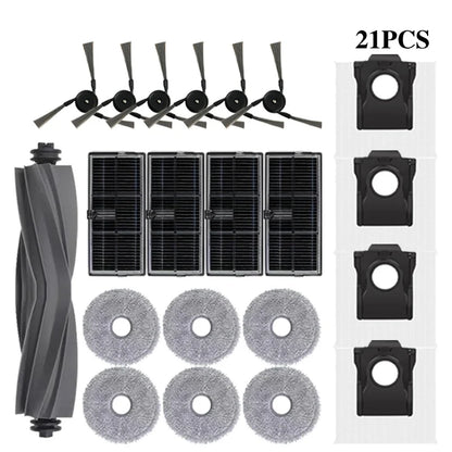 Mova P50 Pro Ultra / P10 Pro Ultra Robot Vacuum Spare Parts – Brush, Filter, Mop & Dust Bag