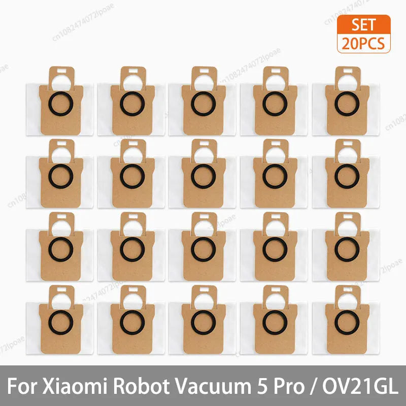 Xiaomi Robot Vacuum 5 Pro / OV21GL Spare Parts – Brush, Filter, Mop & Dust Bag