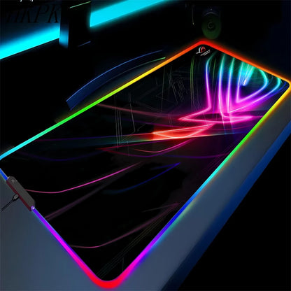 RGB Gaming Mouse Pad XXL with Backlight – Multiple Sizes, Non-Slip Rubber, 3mm