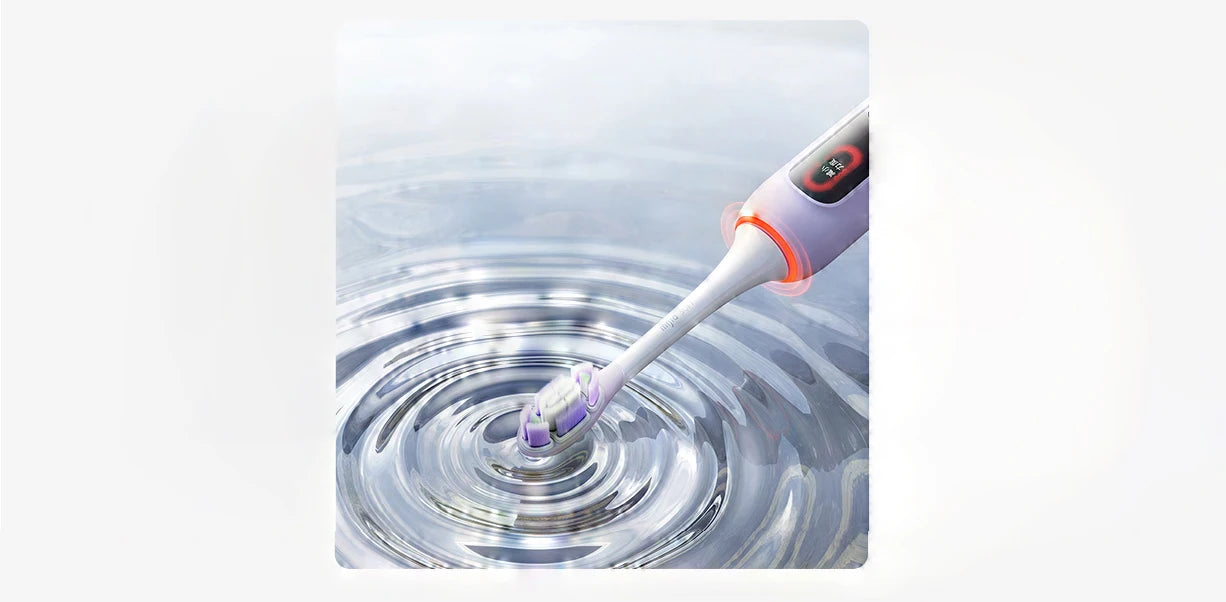 MIJIA Sonic Electric Toothbrush Pro – Smart 4 Modes, LED Screen, Travel Lock, IPX8, Long Battery Life