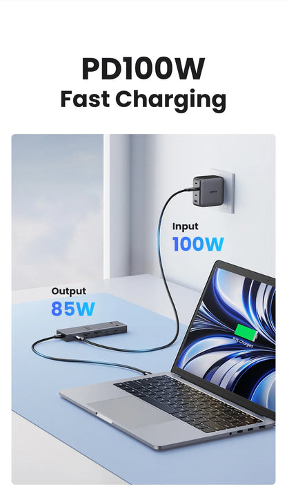 UGREEN USB-C Hub 10Gbps – 4K60Hz HDMI, PD100W, USB 3.2, for MacBook Pro/Air, iPad, Steam Deck, ROG Ally, Legion Go