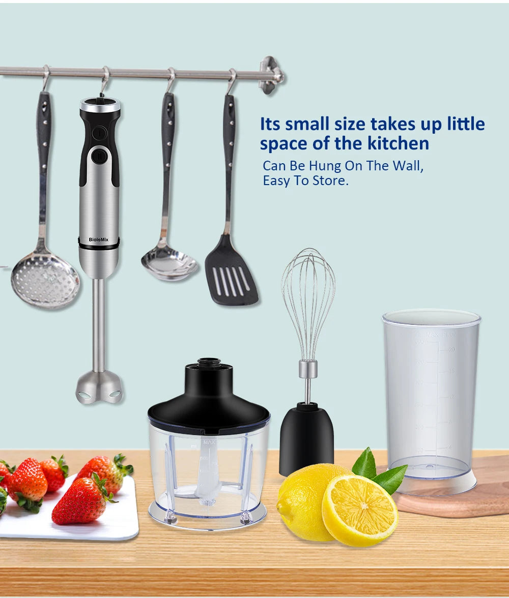 BioloMix 5-in-1 Blender TB-1800 | 1800W | Smoothie, Soup & More | EU 220V
