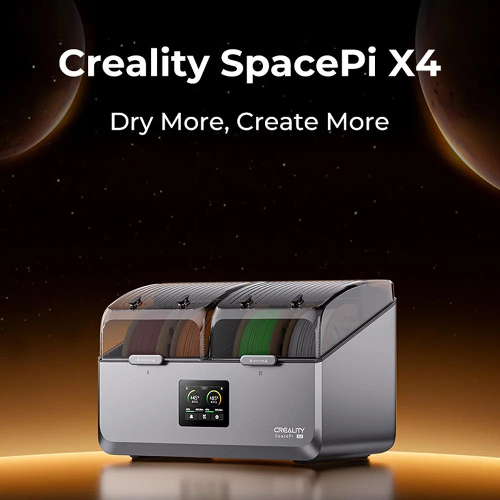 Creality Space Pi X4 Filament Dryer – Dual Chamber, Active Dehumidification