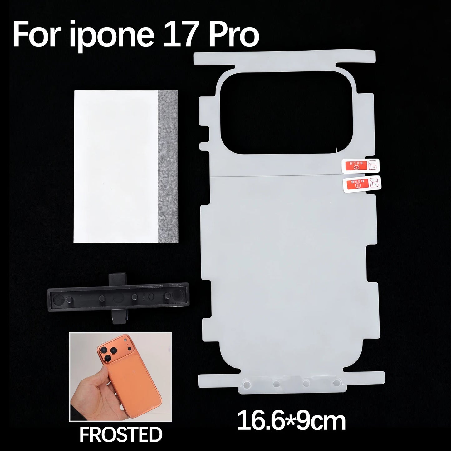 Full Coverage Hydrogel Screen Protector for iPhone 17 / 16 / 15 – HD Side Frame Film