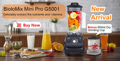 BioloMix 3HP Professional Blender BL-1800 | 2200W | 2L Jug | EU 220V