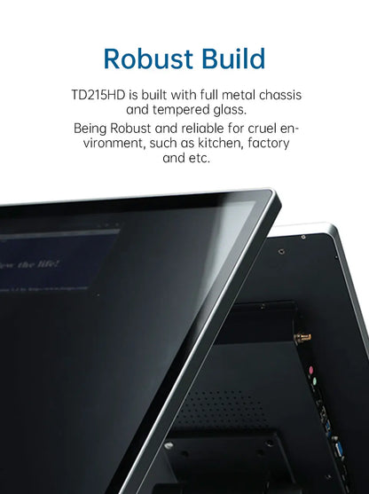 8-inch to 43-inch wall mount PCAP multi-touch all-in-one touchscreen computer by R.E.D. Shopping, with sleek interactive display