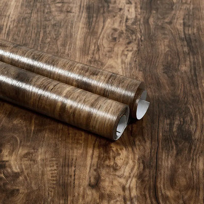Self-Adhesive Waterproof Wood Effect Wallpaper Roll – PVC Vinyl