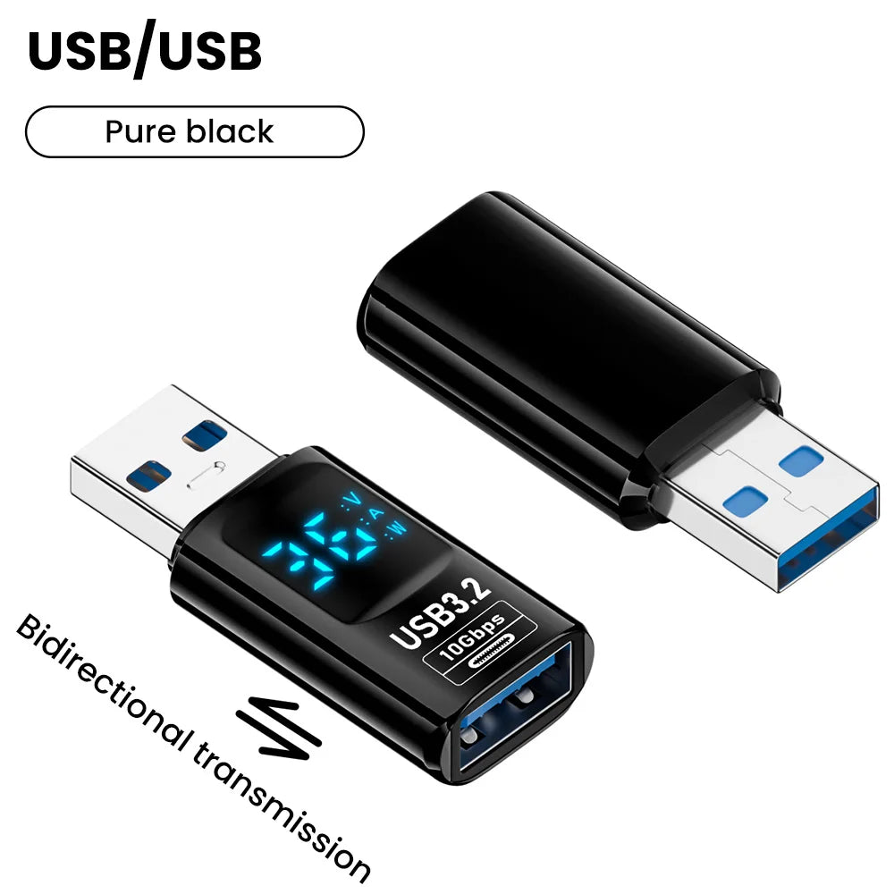 USB 3.2 digital display adapter with USB-C converter for fast charging and data transfer, compatible with Huawei and Xiaomi laptops.