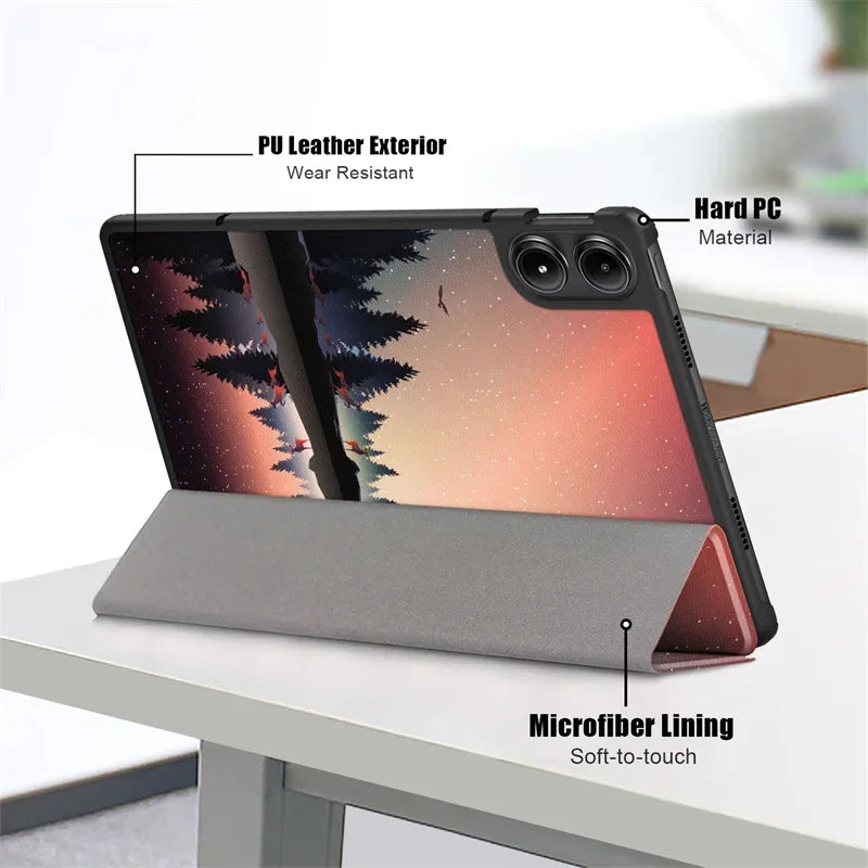 Magnetic Folding Stand Tablet Case for Xiaomi Poco Pad 12.1 / Redmi Pad Pro 2024