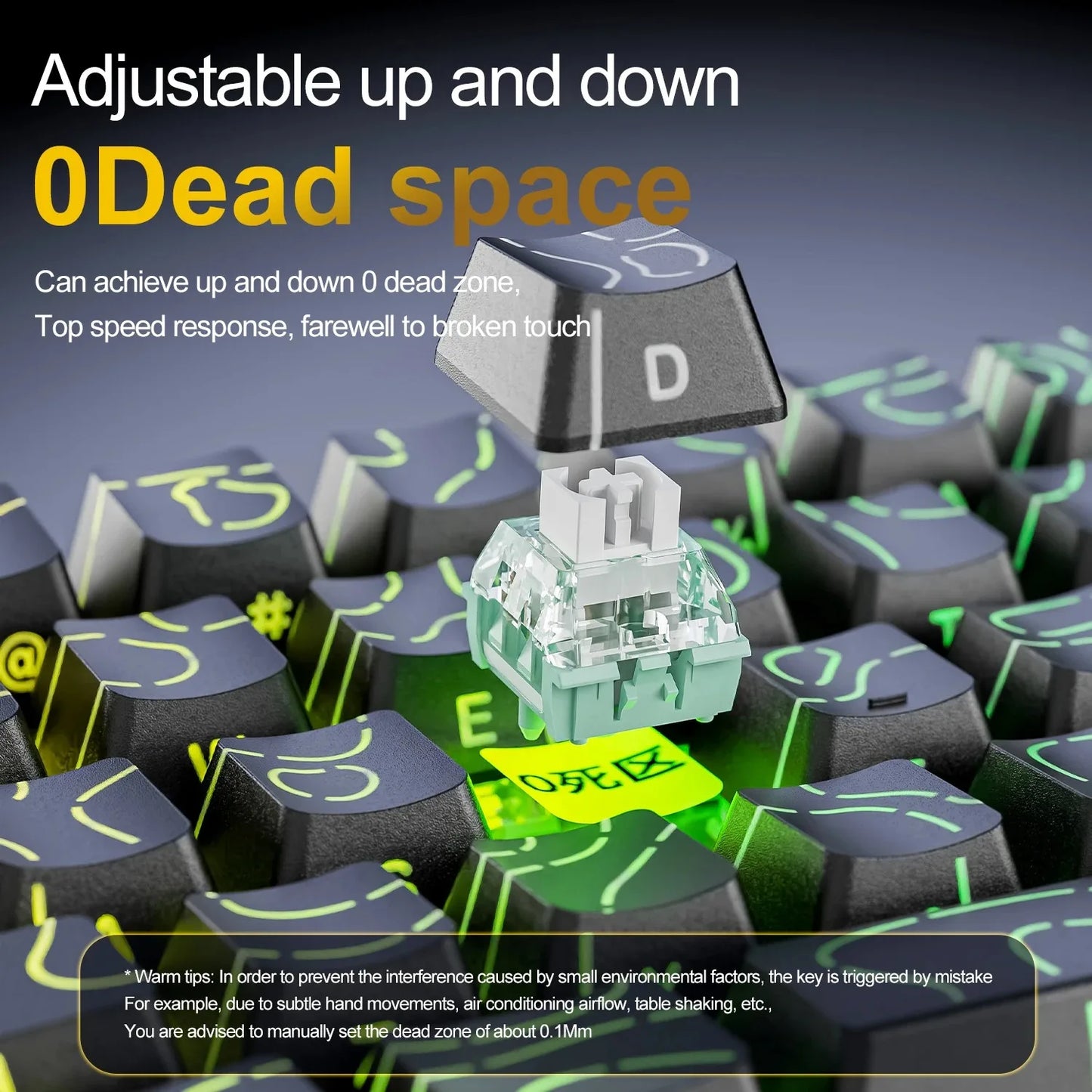 Attack Shark X68 HE Gaming Keyboard – Magnetic Hall Effect, 0.01mm Rapid Trigger, 8000Hz, 68-Key