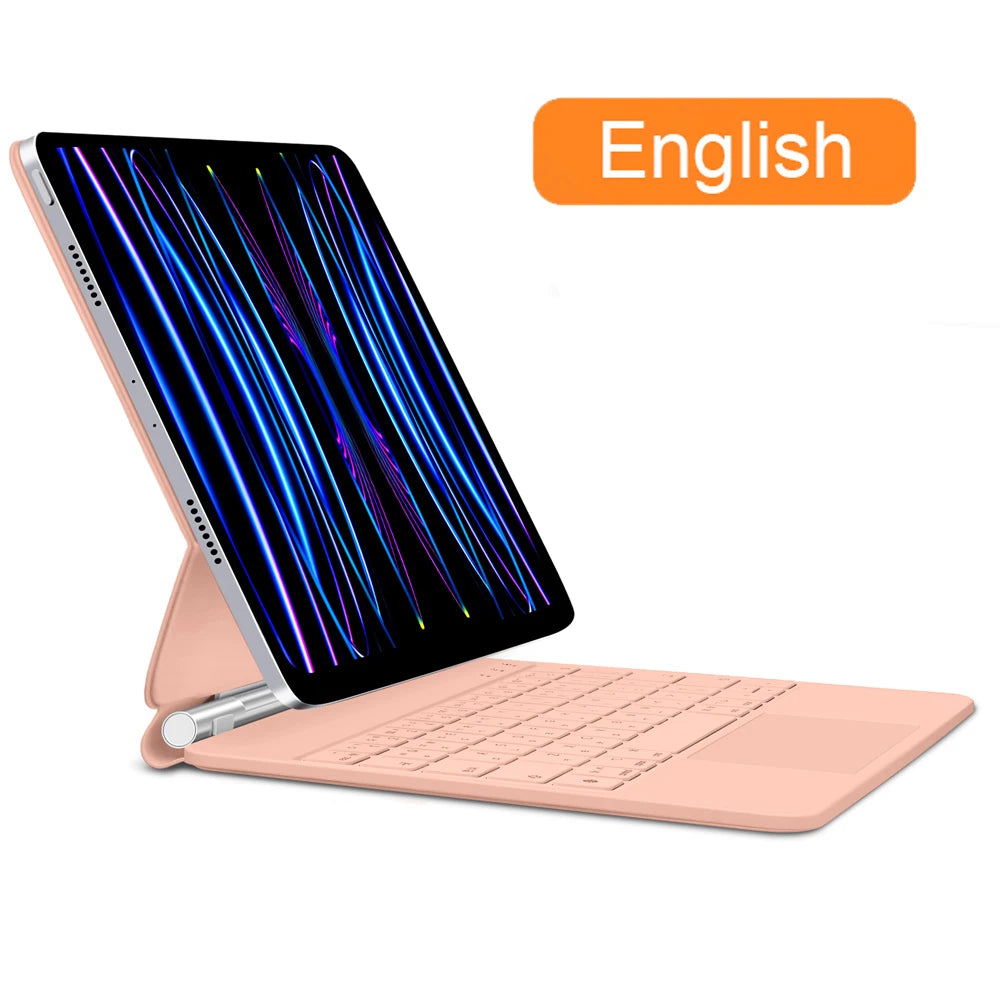 GOOJODOQ Magic Keyboard for iPad Pro 11" / Air 11" M2 M3 | Floating Stand | Bluetooth | Multi-Language