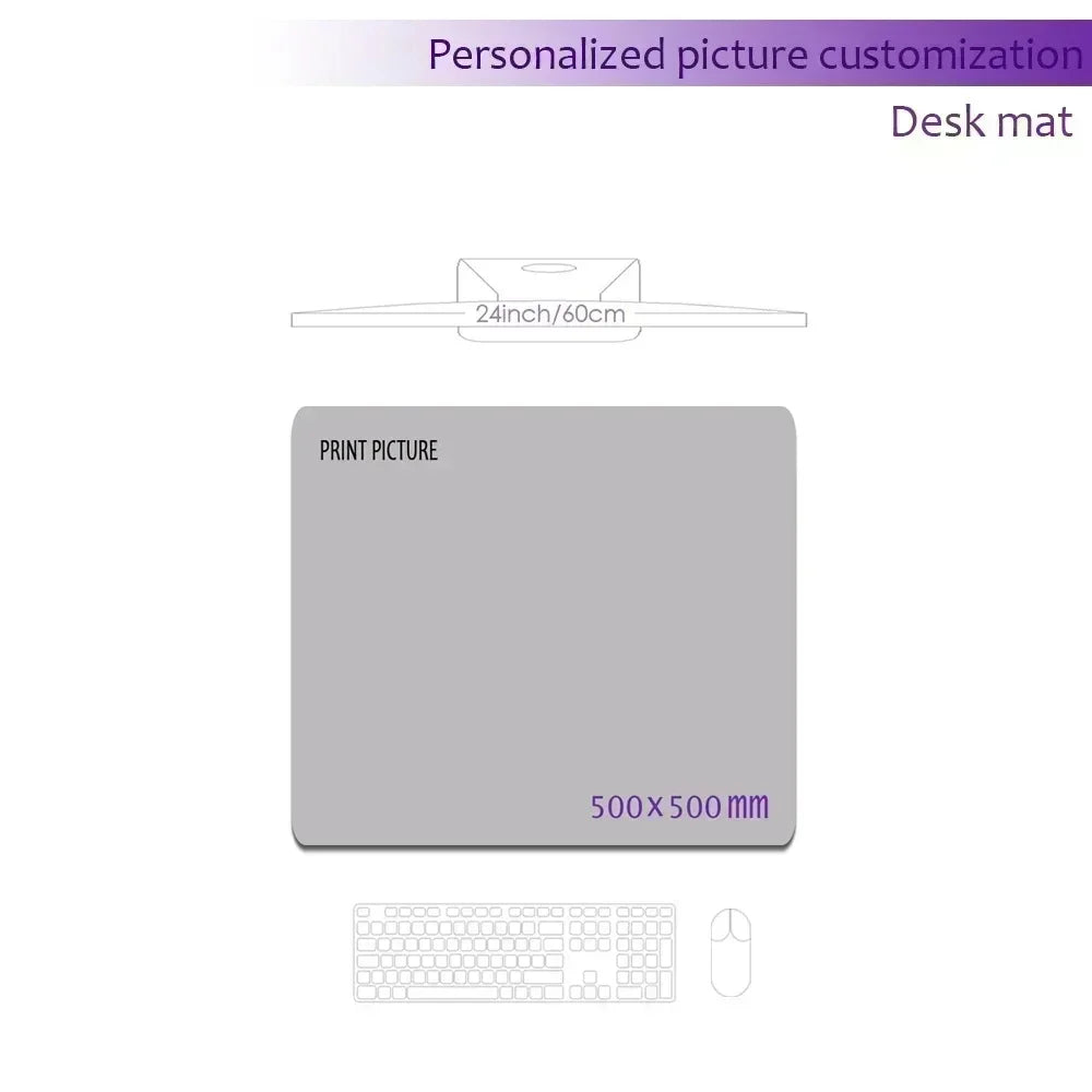 Custom Gaming Mouse Pad Deskmat – Multiple Sizes, Waterproof, Non-Slip Rubber