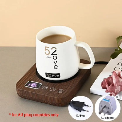 Coffee Mug Warmer – 3 Temperature Settings, Auto Shut-Off, Electric Beverage Heating Plate | Desk & Office