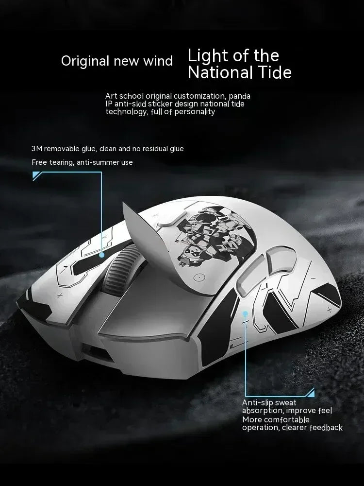 Metaphyuni Metapanda P1 Pro Wireless Gaming Mouse – PAW3395, Low Latency, Lightweight, Ergonomic