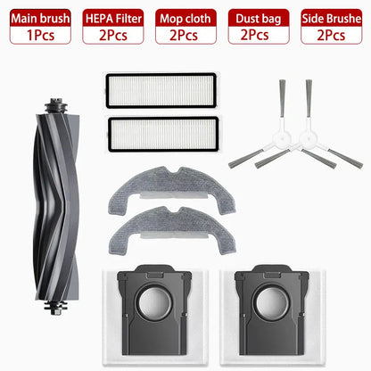Dreame D10 Plus Gen 2 (RLD32GD) Robot Vacuum Spare Parts – Brush, Filter, Mop & Dust Bag