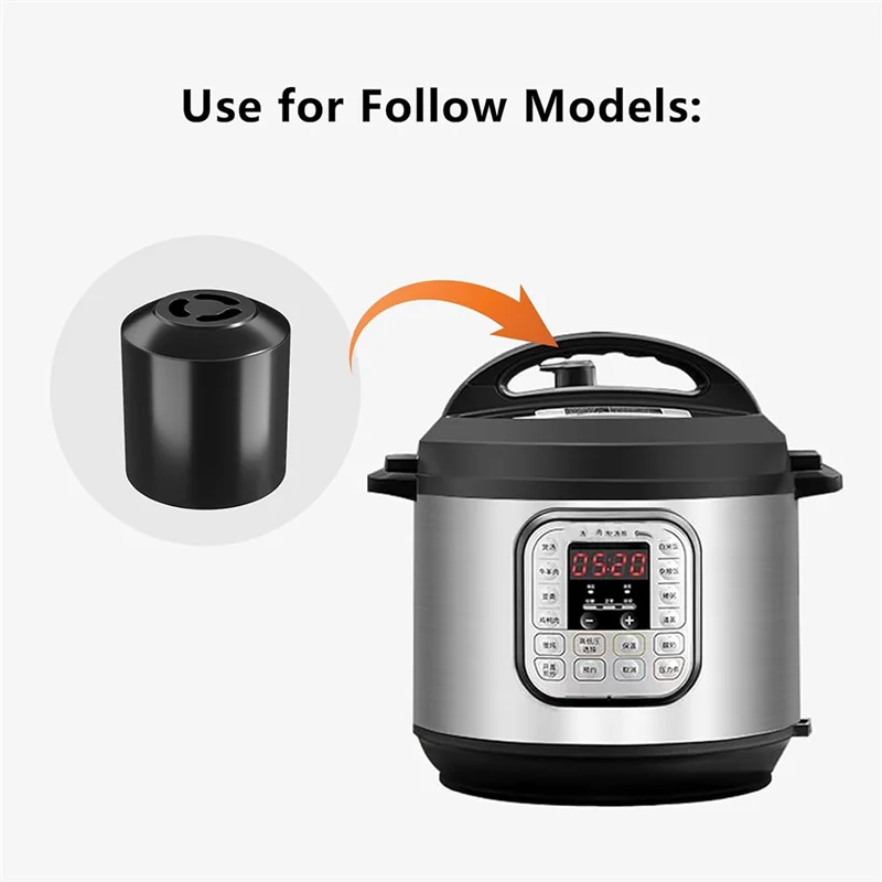 R.E.D. Shopping Instant Pot steam release valve handle replacement for Ultra and Duo series in black, compatible with 3, 5, 6 Qt models