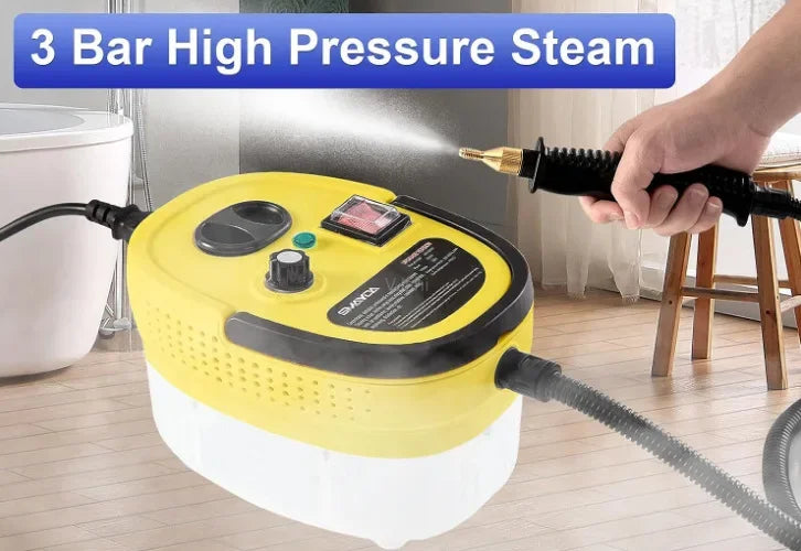 2500W Steam Cleaner 1200ml – High Temperature Pressure Washer for AC, Kitchen Hood & Car 220V