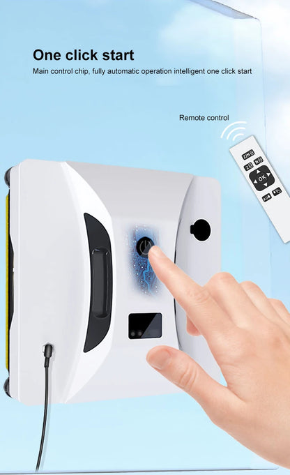 2024 Intelligent Window Cleaning Robot – Auto Water Spray, Remote Control