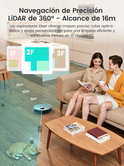 Lefant M3 Max Robot Vacuum & Mop – 20,000PA Suction, Anti-Tangle, Dual Spinning Mop, Auto Mop Washing | US/Mexico