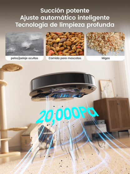 Lefant M3 Max Robot Vacuum & Mop – 20,000PA Suction, Anti-Tangle, Dual Spinning Mop, Auto Mop Washing | US/Mexico