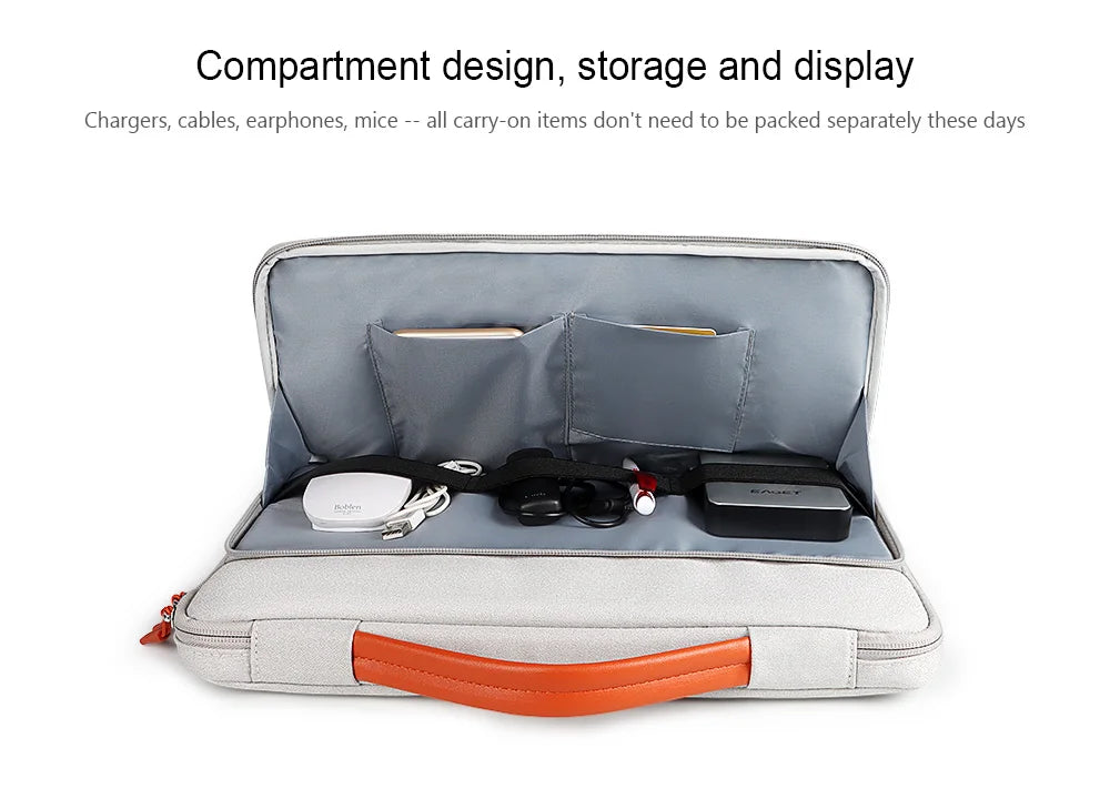 Universal Laptop Bag Sleeve 12"-16" — MacBook Air M4 Pro M5, Dell, HP, Lenovo, Xiaomi