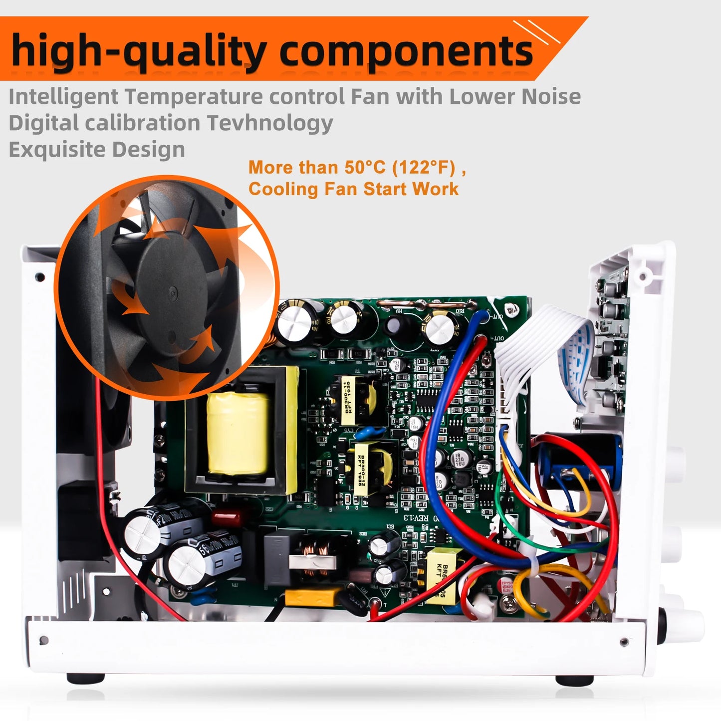KUAIQU Adjustable DC Lab Bench Power Supply (30V–120V)