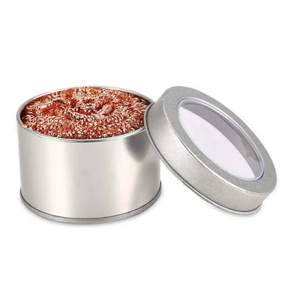 Copper Wire Soldering Iron Tip Cleaner Ball – Metal Dross Box