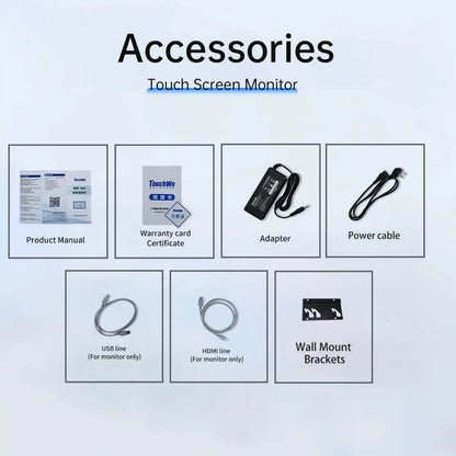 8-inch to 43-inch Wall Mount PCAP Multi-Touch Screen All-in-One PC from R.E.D. Shopping, featuring an sleek interactive display.