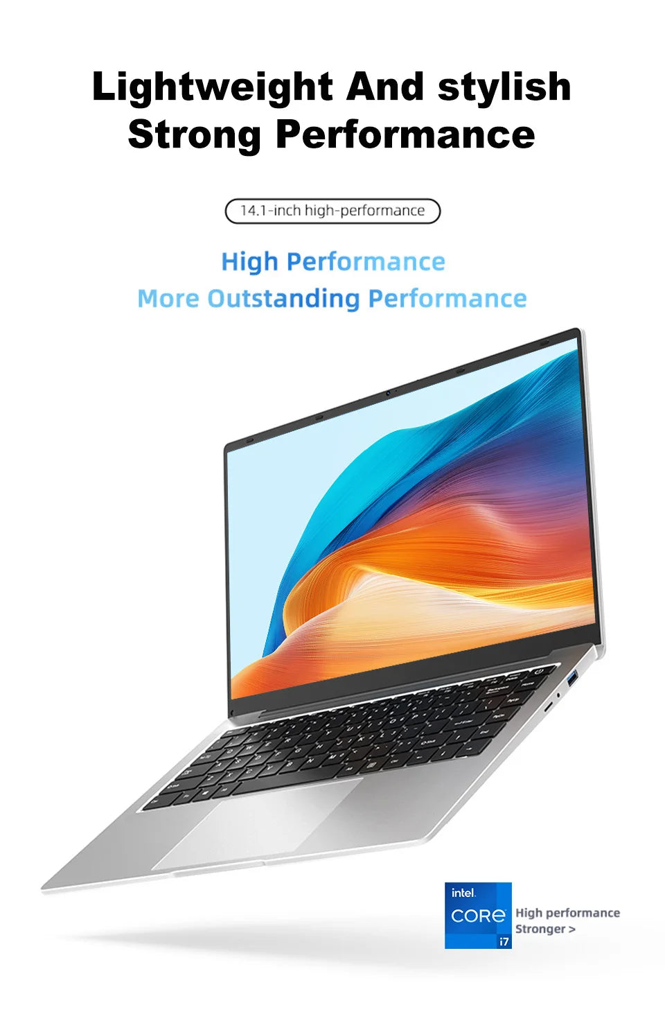 14.1" Laptop | Intel Core i7-8650U or Atom A3950 | 12GB RAM | Up to 2TB SSD | Win 11 | FHD 1920×1080