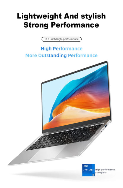 14.1" Laptop | Intel Core i7-8650U or Atom A3950 | 12GB RAM | Up to 2TB SSD | Win 11 | FHD 1920×1080
