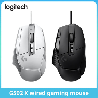 Logitech G502 X Advanced Gaming Mouse – HERO Engine, 25600 DPI, 13 Buttons, Wired
