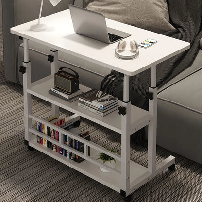 Height Adjustable Laptop Desk on Wheels | Bedside & Sofa Table