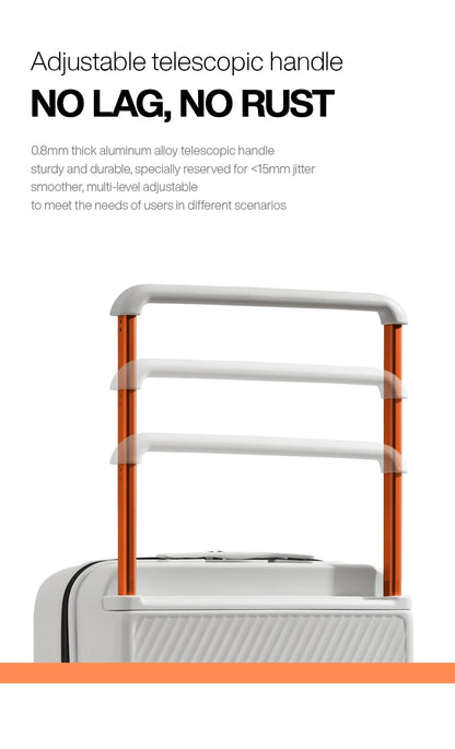 Mixi Wide Handle Hardside Suitcase M9276
