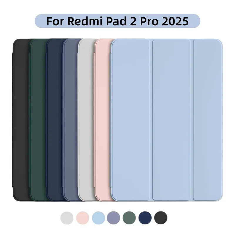 Magnetic Flip Tri-Fold Case for Xiaomi Redmi Pad 2 Pro 12.1" (2025)