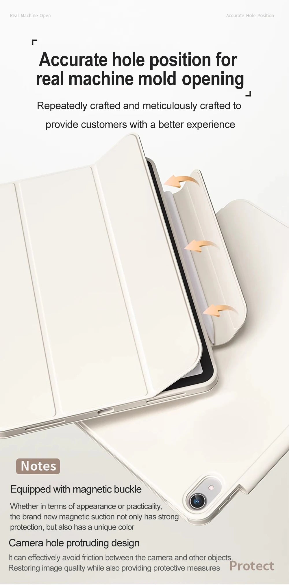 SZEGYCHX 720° Rotating iPad Case | PU Leather | Magnetic | Fits Pro, Air, Mini, iPad 7–11th Gen
