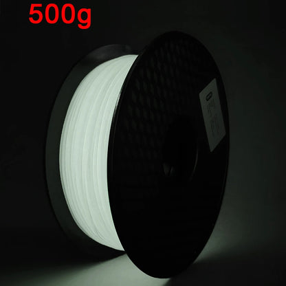 Glow-in-the-Dark PLA Filament – Luminous Purple, Green, Blue & Rainbow, 1.75mm for 3D Printers
