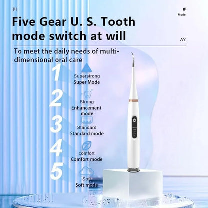 Ultrasonic Water Flosser – Tartar Remover, Stain Eraser, Multi-Mode, Type-C Rechargeable, Portable Oral Care