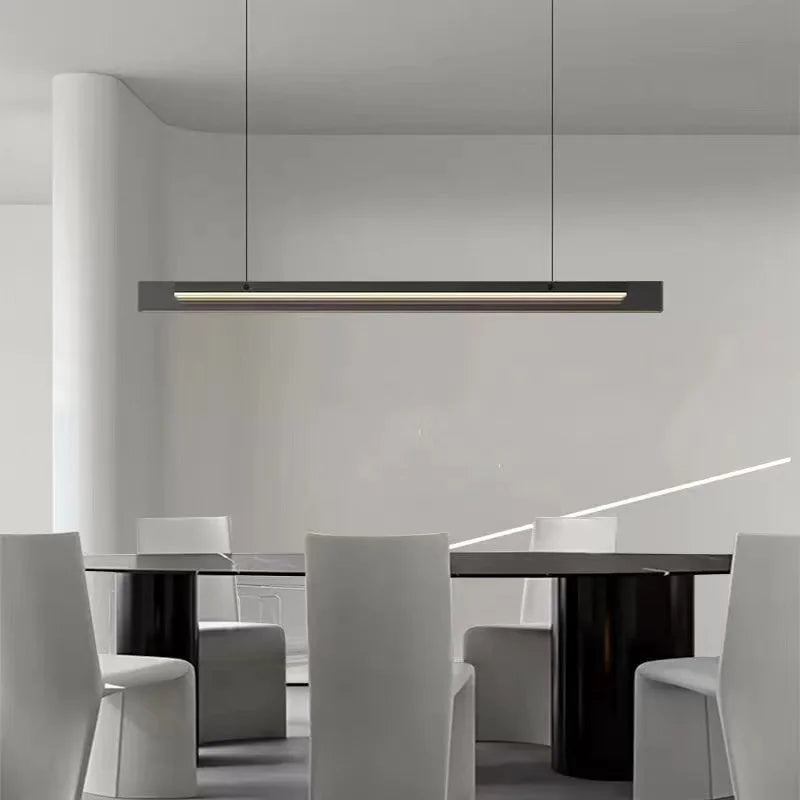 Modern Minimalist Style LED Chandelier for Living Dining Room Kitchen Office Desks Bar Home Decoration Hanging Light Fixture